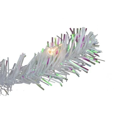 Northlight 4' Pre-lit White Iridescent Pine Artificial Christmas Tree - Clear Lights 5 Northlight 4' Pre-lit White Iridescent Pine Artificial Christmas Tree - Clear Lights - Image 3