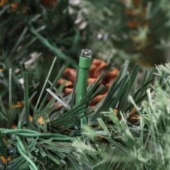 Sunnydaze Decor Sunnydaze Indoor Pre-Lit Artificial Christmas Garland with Pinecones - 9' -Outlet Xmas Decor Tree Store GUEST 16a40220 bcd5 45e9 81e2 94db38e56773