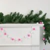 Northlight 9' Pink and White Plush Snowball Christmas Garland 1 Northlight 9' Pink and White Plush Snowball Christmas Garland -Outlet Xmas Decor Tree Store GUEST 17c48283 b128 4d23 b31a 9147a4a1096f