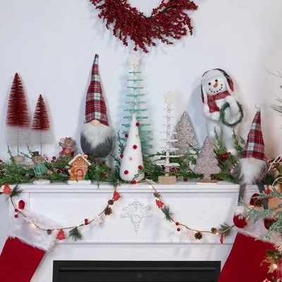 Northlight 5' x 10" Frosted Red Berry Artificial Christmas Garland, Unlit 4 Northlight 5' x 10" Frosted Red Berry Artificial Christmas Garland, Unlit - Image 2