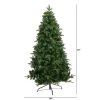 6ft Nearly Natural Pre-Lit LED Grand Teton Spruce Flat Back Artificial Christmas Tree Clear Lights -Outlet Xmas Decor Tree Store GUEST 184475f5 ccfa 4657 aac8 2a9334415975