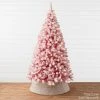 Best Choice Products Prelit Pink Artificial Christmas Tree, Snow Flocked Fir Holiday Decoration -Outlet Xmas Decor Tree Store GUEST 185854aa 00c7 4f03 a9e9 b472654c6027