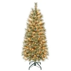 National Tree Company First Traditions Pre-Lit Slim Arcadia Cashmere Pine Hinged Artificial Christmas Tree Clear Lights -Outlet Xmas Decor Tree Store GUEST 18e7d31d 3d72 4cba 9797 8e4190a8b201