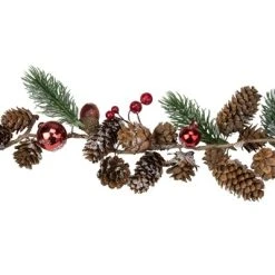 Northlight 39.5" Pine Cones and Berries with Ornaments Christmas Twig Garland, Unlit -Outlet Xmas Decor Tree Store GUEST 19079327 a2c3 4826 ad51 70abbe4d5a7b