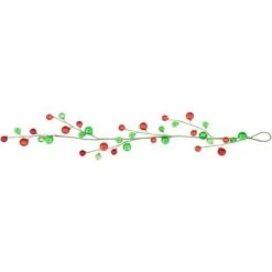 Northlight 4' x 6" Green and Red Ball Ornament Christmas Garland, Unlit 7 Northlight 4' x 6" Green and Red Ball Ornament Christmas Garland, Unlit -Outlet Xmas Decor Tree Store GUEST 1a2a12d6 ed09 4f48 9a81 3eb53b97ef4c