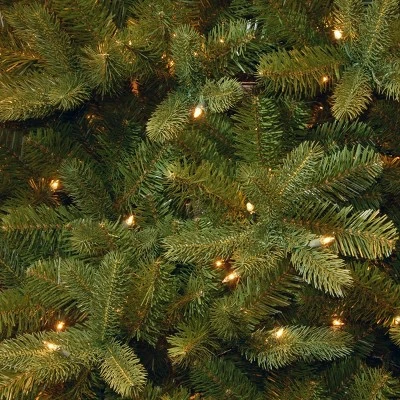 National Tree Company 7.5 ft Pre-Lit 'Feel Real' Artificial Full Downswept Christmas Tree, Green, Douglas Fir, Dual Color LED Lights, PowerConnect 5 National Tree Company 7.5 ft Pre-Lit 'Feel Real' Artificial Full Downswept Christmas Tree, Green, Douglas Fir, Dual Color LED Lights, PowerConnect - Image 3