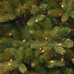 National Tree Company 6.5 ft Pre-Lit 'Feel Real' Artificial Full Downswept Christmas Tree, Green, Douglas Fir, White Lights, Includes Stand -Outlet Xmas Decor Tree Store GUEST 1a2e93af 2830 41e4 b06d f2bf8ec43bd6
