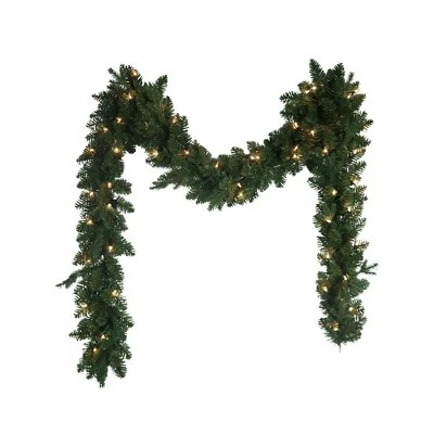 Kurt S. Adler Kurt Adler Kurt Adler 9-Foot Pre-Lit Clear Incandescent Jackson Pine Garland 3 Kurt S. Adler Kurt Adler Kurt Adler 9-Foot Pre-Lit Clear Incandescent Jackson Pine Garland