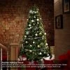 Casafield Artificial Green Spruce Christmas Tree with Metal Stand