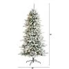 6ft Nearly Natural Pre-Lit LED Flocked Livingston Fir with Pinecones Artificial Christmas Tree Clear Lights -Outlet Xmas Decor Tree Store GUEST 1b74ec2c ffb6 46c3 ab6a ce3e1398be7a