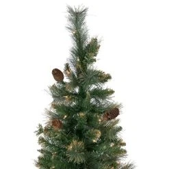 Northlight 7' Pre-Lit Yorkshire Pine Pencil Artificial Christmas Tree, Clear Lights -Outlet Xmas Decor Tree Store GUEST 1ba33231 8fd0 47b0 8bb2 8bd6a9c27364