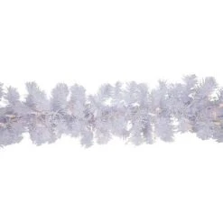 Northlight 9' x 10" Pre-lit White Mixed Pine Artificial Christmas Garland - Clear Lights -Outlet Xmas Decor Tree Store GUEST 1bab2986 de54 4882 84e2 cb93045c8fae