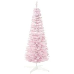 HOMCOM 59" Snow Flocked Artificial Pencil Christmas Tree, Slim Xmas Tree with Realistic Branches and Plastic Base Stand for Indoor Decoration 16 HOMCOM 59" Snow Flocked Artificial Pencil Christmas Tree, Slim Xmas Tree with Realistic Branches and Plastic Base Stand for Indoor Decoration -Outlet Xmas Decor Tree Store GUEST 1bd925e6 98cc 4572 a5bd e208b91ff15c