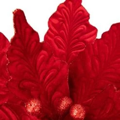 Northlight 24" Glittered Red Poinsettia Christmas Stem Spray -Outlet Xmas Decor Tree Store GUEST 1bde0572 8abd 4fca 8a8d f38c49699b88