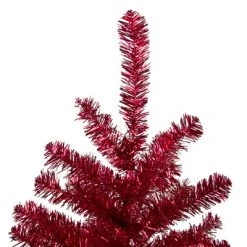 Northlight 3' Metallic Crimson Tinsel Artificial Christmas Tree - Unlit -Outlet Xmas Decor Tree Store GUEST 1c94c1e2 8f13 4744 b765 7372c81acc21