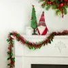 Northlight 12' x 4" Unlit Shiny Red Tinsel with Green Holly Leaves Christmas Garland -Outlet Xmas Decor Tree Store GUEST 1ccd8e26 ac50 40ca 9b1d 091b16c72e61