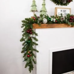 Northlight 9' x 12" Prelit Canadian Green Pine Artificial Christmas Garland - Multi Lights -Outlet Xmas Decor Tree Store GUEST 1d586ca3 a4f9 4325 9eab 2a789d646777