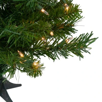 Northlight 2' Pre-Lit Medium Royal Pine Artificial Christmas Tree - Clear Lights 4 Northlight 2' Pre-Lit Medium Royal Pine Artificial Christmas Tree - Clear Lights - Image 2