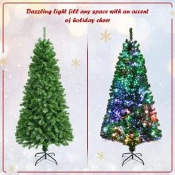 Costway 5ft Pre-lit Fiber Optic PVC Artificial Christmas Tree w/ 449 Branch Tips 16 Costway 5ft Pre-lit Fiber Optic PVC Artificial Christmas Tree w/ 449 Branch Tips -Outlet Xmas Decor Tree Store GUEST 1dd2586a 319a 4c26 8892 f602f2db9004