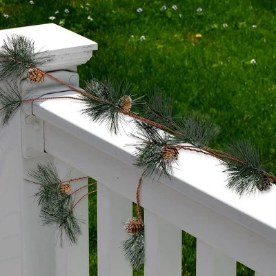 Ornativity Pinecone and Needles Garland - 6 Ft 4 Ornativity Pinecone and Needles Garland - 6 Ft - Image 2