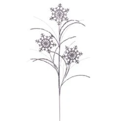 Vickerman 31" Snowflake Glitter Spray -Outlet Xmas Decor Tree Store GUEST 1e4be5f9 c7d2 4650 b647 1622714d181d