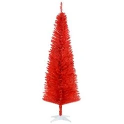 HOMCOM 70.75" Artificial Pencil Christmas Tree, Slim Xmas Tree with 390 Realistic Branch Tips and Plastic Stand 16 HOMCOM 70.75" Artificial Pencil Christmas Tree, Slim Xmas Tree with 390 Realistic Branch Tips and Plastic Stand -Outlet Xmas Decor Tree Store GUEST 1e8d2a34 e9dc 4893 bd3e 82e3e264596f