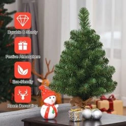 Costway 2Ft Season Decoration PVC Artificial Small Christmas Tree 16 Costway 2Ft Season Decoration PVC Artificial Small Christmas Tree -Outlet Xmas Decor Tree Store GUEST 1edc1a94 a665 4df1 ab8d 8bfab81f8149