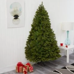 6ft Nearly Natural Pre-Lit LED Cambridge Spruce Flat Back Artificial Christmas Tree Warm White Lights 18 6ft Nearly Natural Pre-Lit LED Cambridge Spruce Flat Back Artificial Christmas Tree Warm White Lights -Outlet Xmas Decor Tree Store GUEST 1f443e45 e7a2 412d 9d4f 7bf62a2375b3