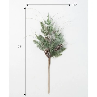 Sullivans Cedar & Pine Artificial Stem 4 Sullivans Cedar & Pine Artificial Stem - Image 2