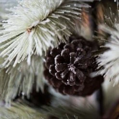 Vickerman Frosted Bellevue Pine Artificial Christmas Tree