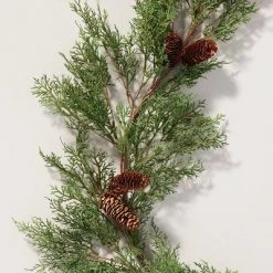 Hearth & Hand With Magnolia 6' Faux Cedar & Pinecone Christmas Garland - Hearth & Hand™ with Magnolia -Outlet Xmas Decor Tree Store GUEST 21a291f0 a909 4aac b9c9 17b5d18347e2