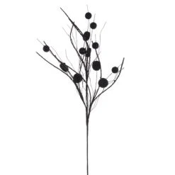 Vickerman 33" Ball and Coin Glitter Twig Spray -Outlet Xmas Decor Tree Store GUEST 22bf6dfa b88f 4530 8d0c bde0dde6a26c