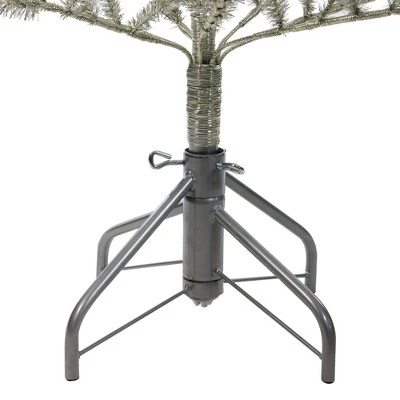 Northlight 5' Champagne Tinsel Artificial Christmas Twig Tree - Unlit 6 Northlight 5' Champagne Tinsel Artificial Christmas Twig Tree - Unlit - Image 4