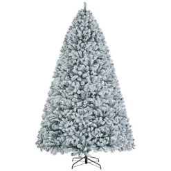Yaheetech Frosted Artificial Christmas Tree Frosted Artificial Christmas Tree, Green -Outlet Xmas Decor Tree Store GUEST 23df86fb a762 4526 9392 bb66a3890d17