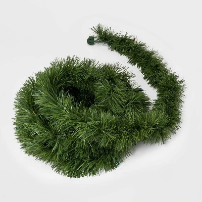 18' Pre-Lit Artificial Pine Christmas Garland Green with Multicolor Lights - Wondershop™ 4 18' Pre-Lit Artificial Pine Christmas Garland Green with Multicolor Lights - Wondershop™ - Image 2