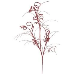 Vickerman 35" Glitter Curly Aritificial Christmas Spray -Outlet Xmas Decor Tree Store GUEST 25833b97 fe18 43d8 80ac 2b2df889a790