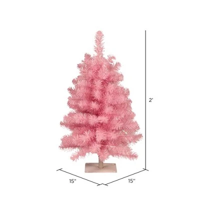 Vickerman Pink Pine Artificial Christmas Tree 4 Vickerman Pink Pine Artificial Christmas Tree - Image 2