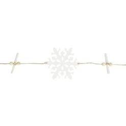 Northlight 4' White Snowflakes on Jute Rope Hanging Christmas Garland -Outlet Xmas Decor Tree Store GUEST 26bc8162 e609 425f 8041 8553b8e6ba26