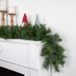 Northlight 9' x 10" Prelit Mixed Cashmere Pine Artificial Christmas Garland - Multi Lights