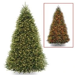 National Tree Company Pre-Lit LED Full Dunhill Fir Hinged Artificial Christmas Tree Dual Color Lights with 9 Function Footswitch 10 National Tree Company Pre-Lit LED Full Dunhill Fir Hinged Artificial Christmas Tree Dual Color Lights with 9 Function Footswitch -Outlet Xmas Decor Tree Store GUEST 26f2af4f 47f1 4da0 ae56 7786a771ab13