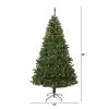 Nearly Natural 8-ft Northern Tip Artificial Christmas Tree with 450 Clear LED Lights -Outlet Xmas Decor Tree Store GUEST 27065981 5dda 465f 9409 b645afaf2575