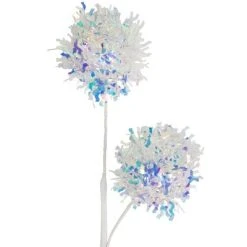 Northlight 27" White Iridescent Snowball Christmas Spray 7 Northlight 27" White Iridescent Snowball Christmas Spray -Outlet Xmas Decor Tree Store GUEST 27599211 aeea 4734 94b8 01c070aee6fb