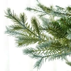 HOMCOM Artificial Christmas Tree Home Holiday Decoration with Auto Open, Steel Base, Wide Shape -Outlet Xmas Decor Tree Store GUEST 275e2082 5119 4b11 8834 a407230b77cf