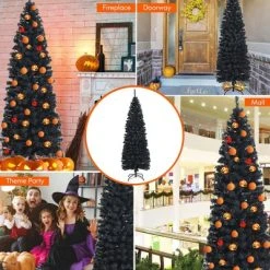 Costway 6FT Tinsel Tree Slim Pencil Christmas Tree Silver Champagne Goldblue 20 Costway 6FT Tinsel Tree Slim Pencil Christmas Tree Silver Champagne Goldblue -Outlet Xmas Decor Tree Store GUEST 285a934b 2ddb 4294 be9f 3e41cce6398b