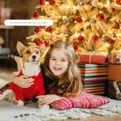 Tangkula Snow Flocked Christmas Tree, Pre-lit Artificial Xmas Tree w/ LED Lights & PE & PVC Branch Tips -Outlet Xmas Decor Tree Store GUEST 289f23c8 6cdc 42ba a36e 1b52caa41eba