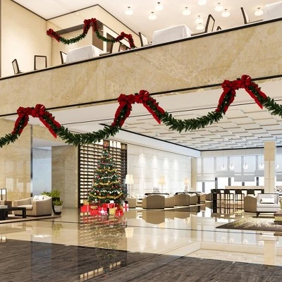 Northlight 50' x 10" Prelit Canadian Pine Commercial Artificial Christmas Garland - Clear Lights 3 Northlight 50' x 10" Prelit Canadian Pine Commercial Artificial Christmas Garland - Clear Lights