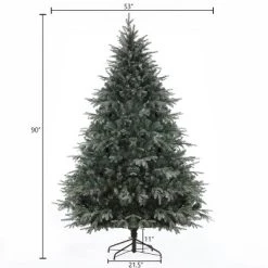 LuxenHome 7.5ft Pre-Lit LED Artificial Full Fir Christmas Tree 13 LuxenHome 7.5ft Pre-Lit LED Artificial Full Fir Christmas Tree -Outlet Xmas Decor Tree Store GUEST 2a45060f f6b4 4d4f b469 18675af13791