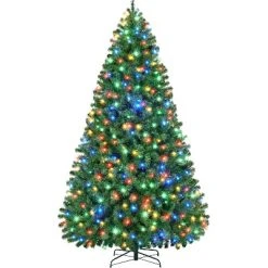 Yaheetech Pre-lit Spruce Artificial Christmas Tree with LED Lights -Outlet Xmas Decor Tree Store GUEST 2a8ebcfe 7d98 443b 948f ccbf8bd4c008