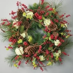 Sullivans Artificial Berry With Leaves Pick 18"H Green -Outlet Xmas Decor Tree Store GUEST 2b70e2d7 1795 4629 b3cf ee9f30ea1166