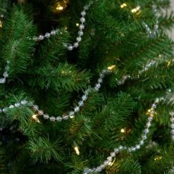 Northlight 33' x .5" Clear Iridescent Beaded Artificial Christmas Garland, Unlit -Outlet Xmas Decor Tree Store GUEST 2b8bb7bd 1f8c 4bc4 9d2c 66fe15225f0a